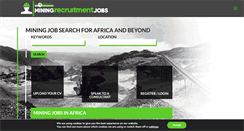 Desktop Screenshot of mining-recruitment-jobs.com